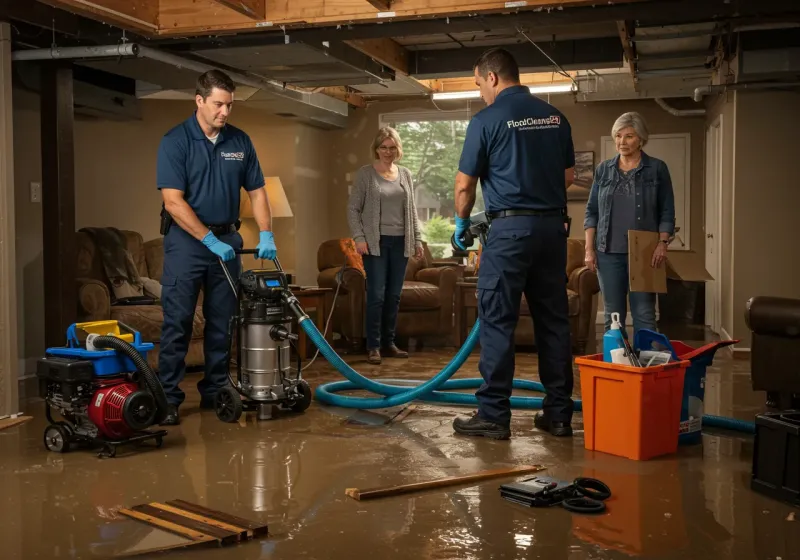 Basement Water Extraction and Removal Techniques process in Meadow Woods, FL